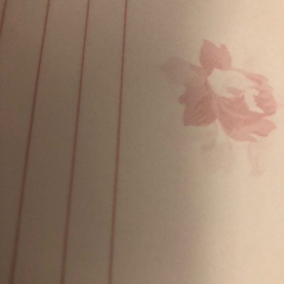 Shabby Chic Floral Pink and White Personal Journal - Picture 2 of 8